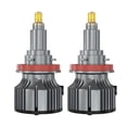 thumbnail image 1 of 2pcs H7 LED Headlight Bulbs 160W 6000K 30000LM Super Bright, 6-Side CSP Chip 360 °   Illumination, 12000RPM Quiet Fan, Aviation Aluminum Housing, 12-24V for 9005 HB3 9006 HB4 H1 H8 H9 H11, 1 of 10