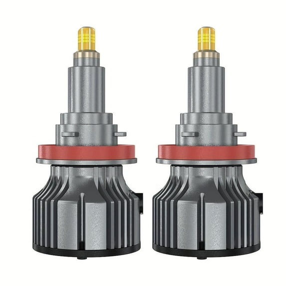 2pcs H7 LED Headlight Bulbs 160W 6000K 30000LM Super Bright, 6-Side CSP Chip 360 ° Illumination, 12000RPM Quiet Fan, Aviation Aluminum Housing, 12-24V for 9005 HB3 9006 HB4 H1 H8 H9 H11