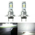 thumbnail image 1 of 2pcs H7 LED Headlight Bulbs Conversion Kit Super High Low Beam 4000LM 6000K 80W, 1 of 11