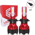 thumbnail image 1 of 2pcs H7 Super Bright LED Headlight Bulbs Conversion Kit High Low Beam 6000K White, 1 of 10