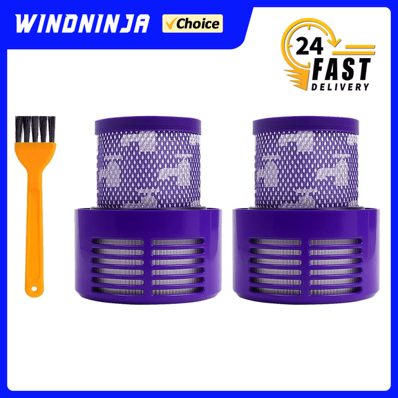 2pcs HEPA Filter For Dy*son V10 SV12 Vacuum Cleaner Washable Reusable Filter Replacement Accessories Home Cleaning Core Parts