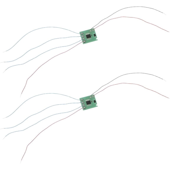 2pcs HO Scale Railway Traffic Light LED Control Panels for DIY Sand Table Crossing Street Construction