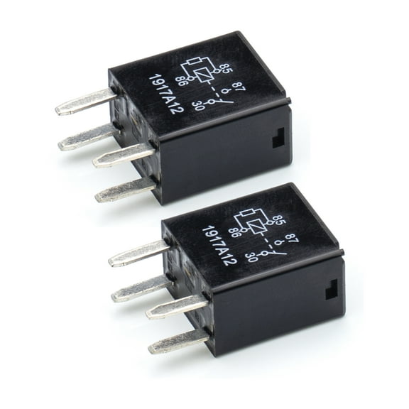 2pcs HOPUT 4-Pin Multipurpose Relay 12088567 15328866 8866 8567 Fuse Relay, D1786C High Power 4 Terminal Relay GM 13500114 301-1A-C-R1-U03 Fits select: 2008-2011 CHEVROLET SILVERADO