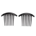 thumbnail image 1 of 2pcs Hair Comb Pin Accessories Plastic Women Lady Fashion Black, 1 of 4