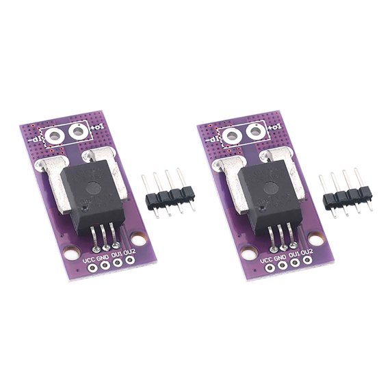 2pcs Hall Current Sensor Module Range Current Inspect With Over Current Protection-ACS758LCB 50A