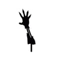 thumbnail image 1 of 2pcs Halloween Black Devil Hands Yard Signs with Stakes Scary Silhouette Halloween Decorations for Outdoor Yard Lawn Garden Decor, 1 of 5