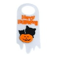 thumbnail image 1 of 2pcs Halloween Door Hanger Sign, Happy Halloween Felt Door Knob Sign for Office, Home, Hotel Door Decor, Pumpkin Ghost Halloween Decorations, 1 of 5