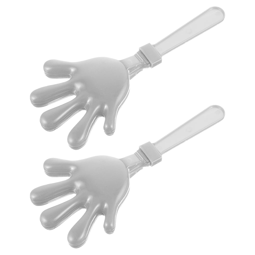 2pcs Hand Clapper Noisemaker For Sporting Events Plastic Hand Clappers Party Plastic Hand Clapper Reusable Cheering Tools