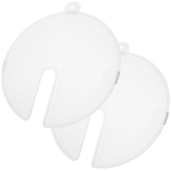 2pcs Hand Mixer Splatter Guard Plastic Baking Splash Screen Oven Grease Screen for Kitchen