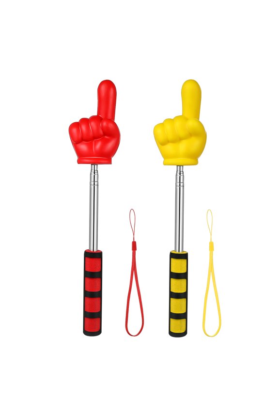2pcs Hand Pointer Classroom Pointer Stick Extendable Finger Pointer Presentation Pointer Teaching Pointer With Soft Handles