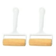 thumbnail image 1 of 2pcs Handheld Rolling Sticks Non-stick Wood Pastry Pizza Roller for Kitchen Baking, 1 of 6