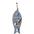 2pcs Hanging Antique Wood Fish Wall Hook Keys Coat Apron Wall Hanger