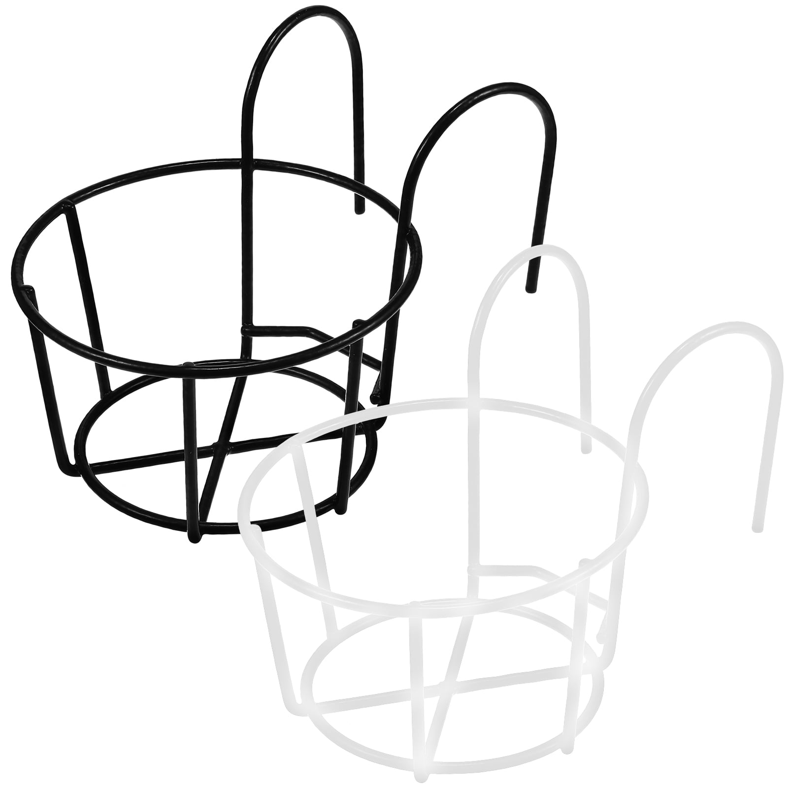 2pcs Hanging Planter Basket Flower Plant Pot Holders Metal Planter for