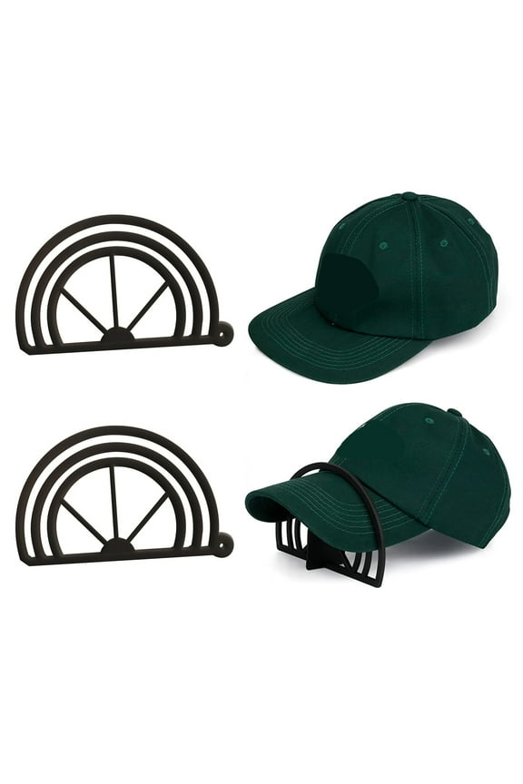 2pcs Hat Brim Bender Hat Curving Shaper with Option for All Type Caps No Steaming Required Convenient