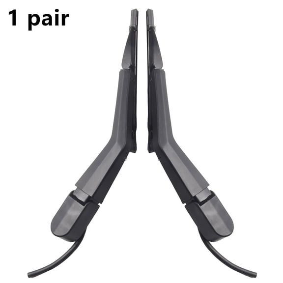 2pcs Headlight Wiper Arms High-Performance For Mercedes W126 Black Plastic Front Windscreen Wiper Blades Set Auto Accessories