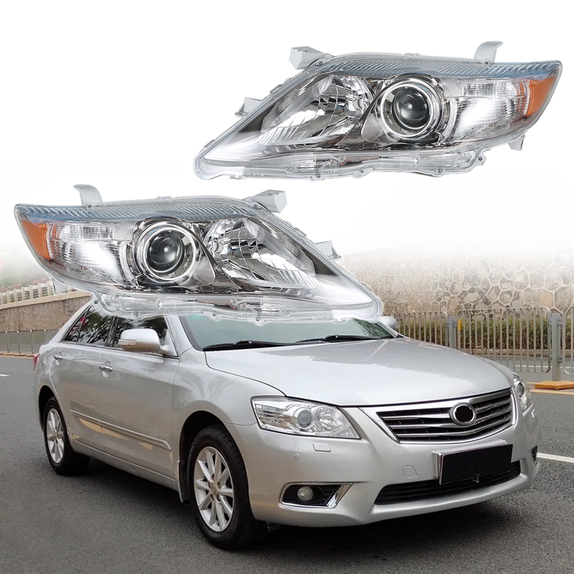 ACANII - For 2012-2014 Toyota Camry Projector Headlights Headlamps Replacement Driver + Passenger Side並行輸入 Toyota Camry Headlight ACANII - For 2012-2014 Toyota Camry L&frasl;LE