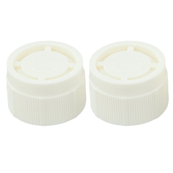 2pcs Heater Adjustment Cap M30X1.5 TRV White Plastic Decorative Cover For Thermostats Heating Systems Easy Installation