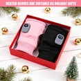 thumbnail image 1 of 2pcs -Heating Winter Gloves with Heating Wrist Guards - Thermal, Windproof Cold-Proof Hands Warmer Suitable for, Outdoor Sports, Commuting - - Portable Heating Gloves, 1 of 10