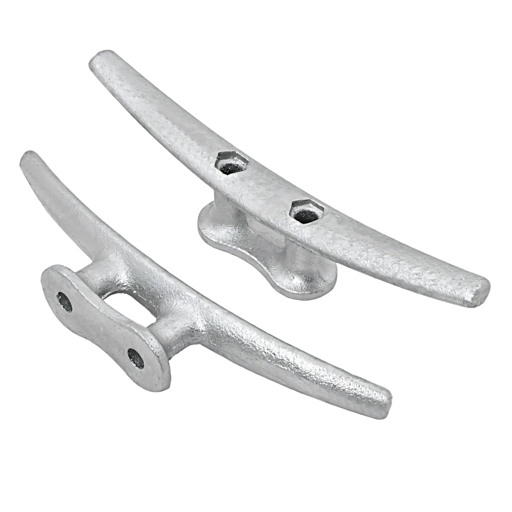 2pcs Heavy Duty Aluminum Alloy Construction Dock Cleat For Secure Boat ...