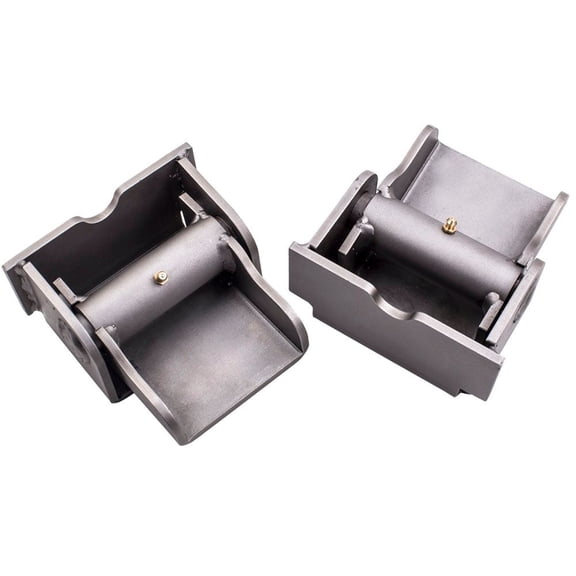 2pcs Heavy Duty Dump Truck/Trailer Hinges - Weld-On, Greasable, 5-1/2"x5-1/2"x3-1/8", 1/4" Steel - For Body & Trailer Applications - SKU: 21292195