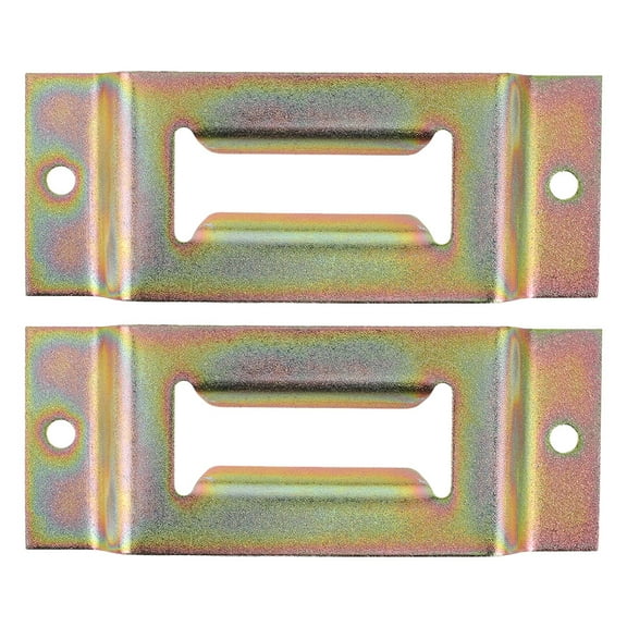 2pcs Heavy Duty E Track Tie Downs with Galvanized Iron Construction for Trucks Secure and Versatile