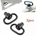 thumbnail image 1 of 2pcs Heavy Duty Flush Push Button Quick Detach QD Sling Swivel Mount US Stock, 1 of 2