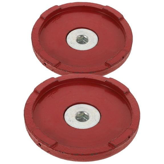 2pcs Heavy Duty Jack Pads Trailer Jack Stand Heavy Duty Wheel Dock Stabilizer Rubber Jack Pads Support For Suvs Boat Camping