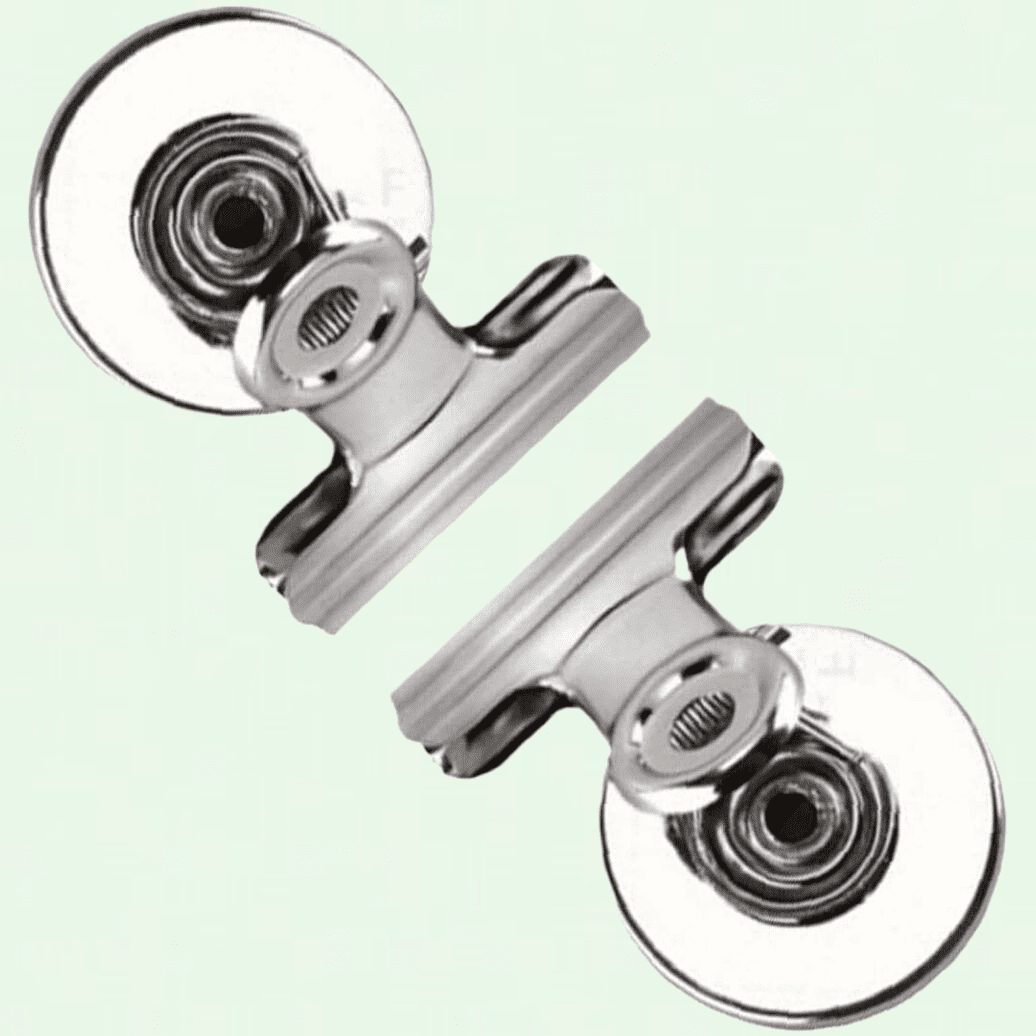 2pcs Heavy Duty Magnetic Clips for Photos, Whiteboards, Lockers, Fridge - Strong Magnetic Hook Clips (38mm)