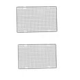 thumbnail image 1 of ETEREAUTY Black Nonstick Metal Wire Cooling Rack, Air Circulation, 2Pcs, 1 of 8
