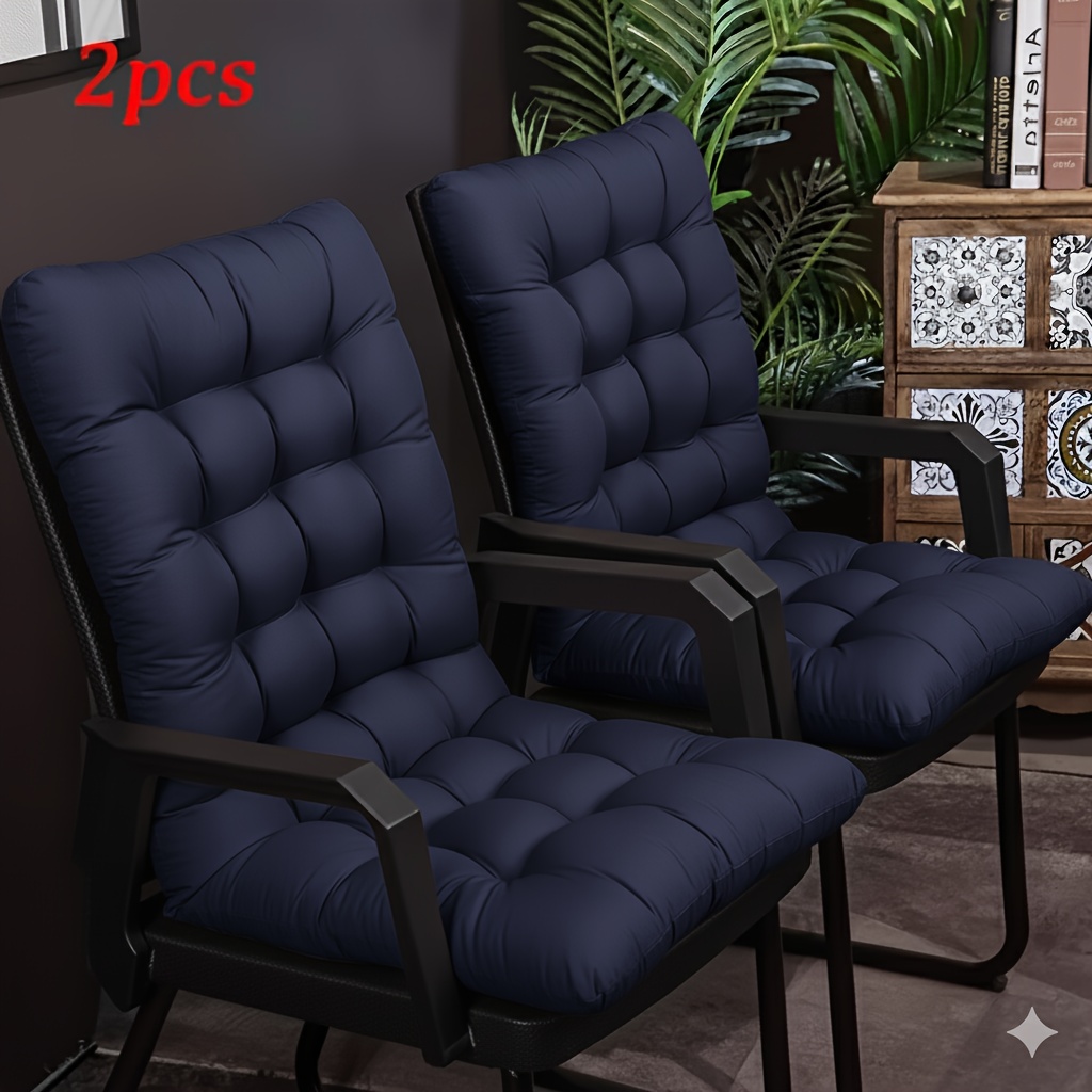 2pcs Heavy-Duty Outdoor Seat Cushions Compatible for camping Chairs ...