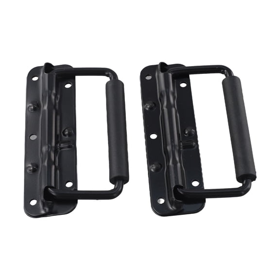 2pcs Heavy-Duty Spring Loaded Chest Handles:Shockproof Comfortable Grip Robust