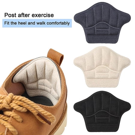 2pcs Heel Pads for Sport Shoes Antiwear Feet Cushion Heel Protector Back Sticker