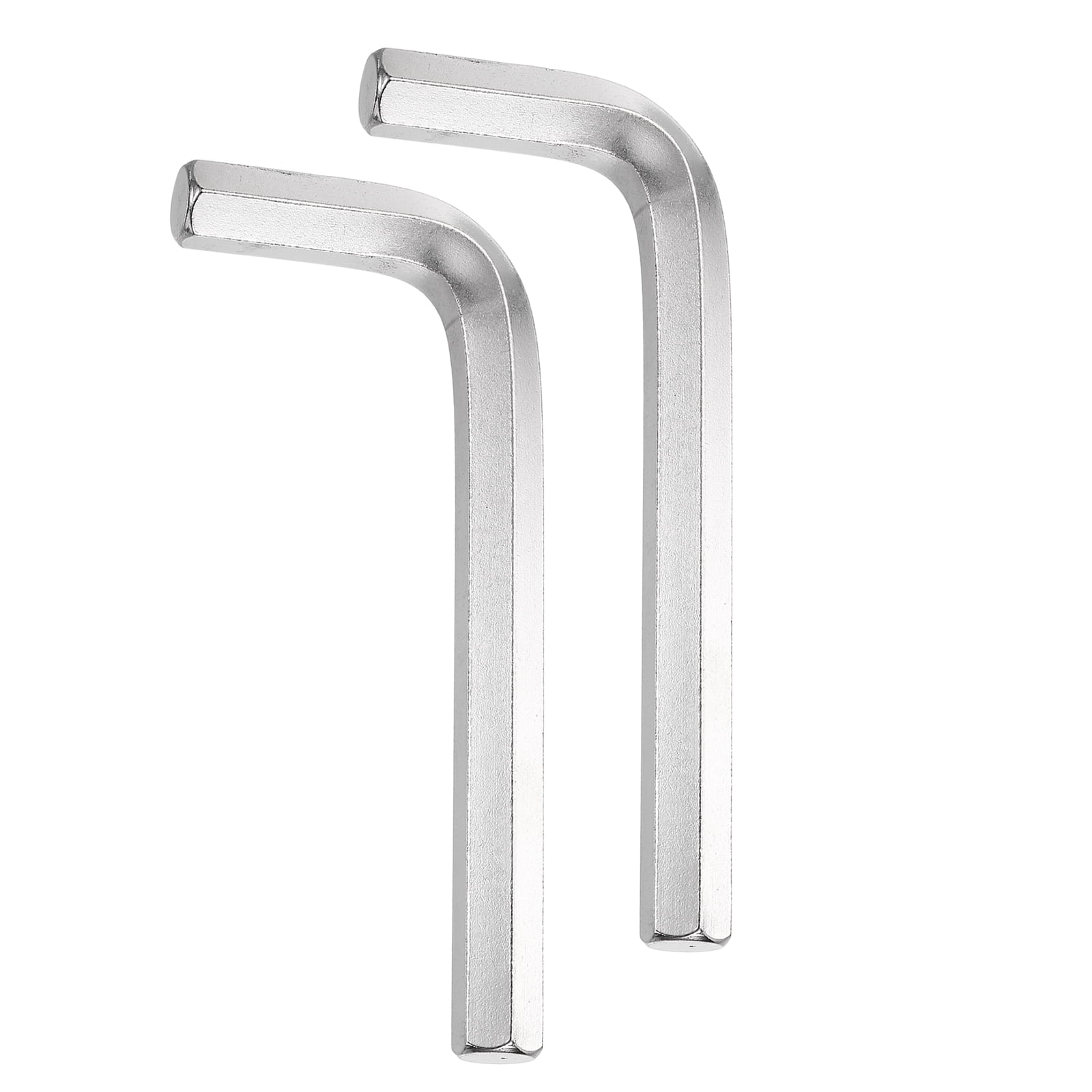 2pcs Hex Key Wrench 14mm L-Shape Hexagon Metric Wrenches Silver