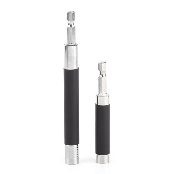 2pcs Hex Shank Magnetic Bit Holder Extendible Hex Shank Socket Magnetic 1/4inch Electric Screwdriver Bit Holder Adapter,for Power Tools Hand Held Drivers Drills Screw Drivers