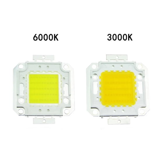 2pcs High Power 10W 20W 30W 50W 100W COB Integrated LED Lamp Diode Chip ...