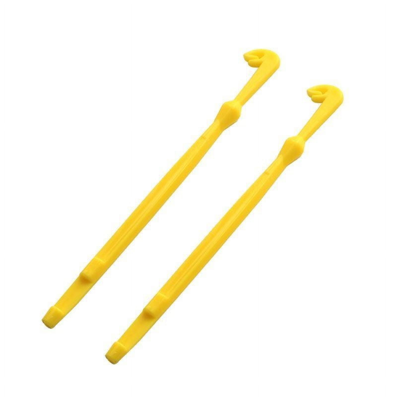 Uxcell Plastic Fishing Hook Bonnets Treble Hook Covers Fit for 1/0,2/0,  Fluorescent Yellow 100 Pack