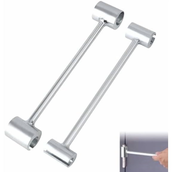 2pcs Hinges Gap Adjusting Wrench, 0.55-0.98in Door Hinge Repair Tool Door Hinge Adjustment Hinge Bender Hinge Wrench for Commercial Standard Gauge Heavy Duty Door Fire Clean Room Security Door