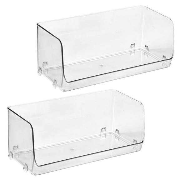 2pcs Hollow Handle Sundries Organizing Rack Tabletop Stackable Storage Rack