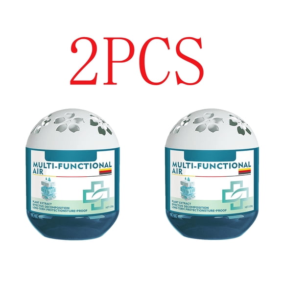 2pcs Home Air Purifying Magic Box - Natural Odor Absorber & Dust Remover, Long-Lasting Air Freshener for Bedroom, Living Room, Bathroom, Kitchen, Non-Toxic Indoor Freshness Solution, 120g, White