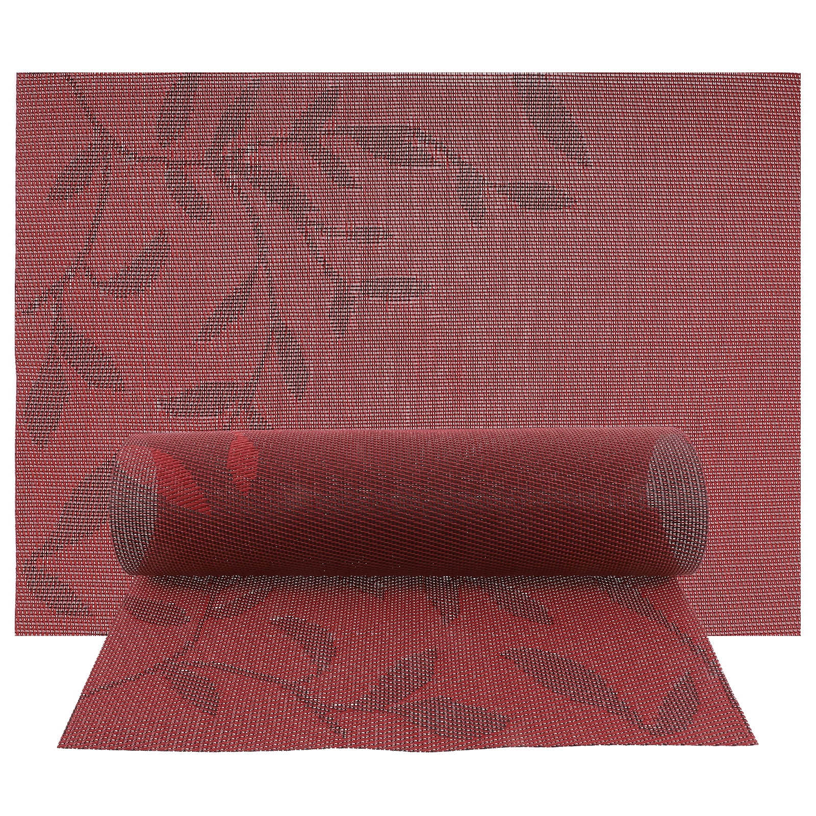 2pcs Home Cup Mats Leaf Pattern Table Mats Decorative Mats Placemats