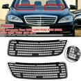 thumbnail image 1 of 2pcs Hood Air Vent Grille Grill Cover For Mercedes W221 W251 S550 R350 2007-2013, 1 of 5