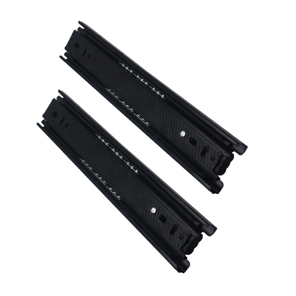 Guichaokj 2pcs Household Drawer Slide Rail Sliding Rail Drawer Slide Quiet Drawer Slides