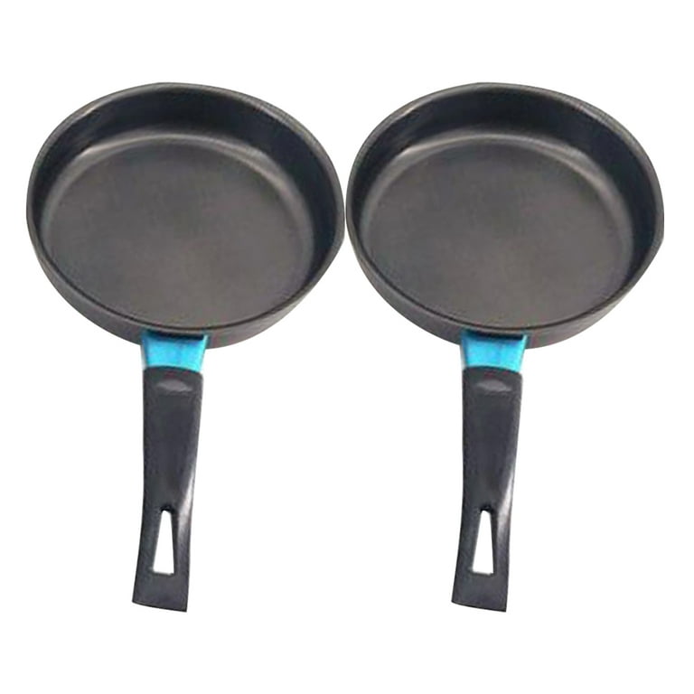 Non Stick Frying Pan,14cm Mini Cast Iron Frying Pan Flat Bottomed for  Household Kitchen