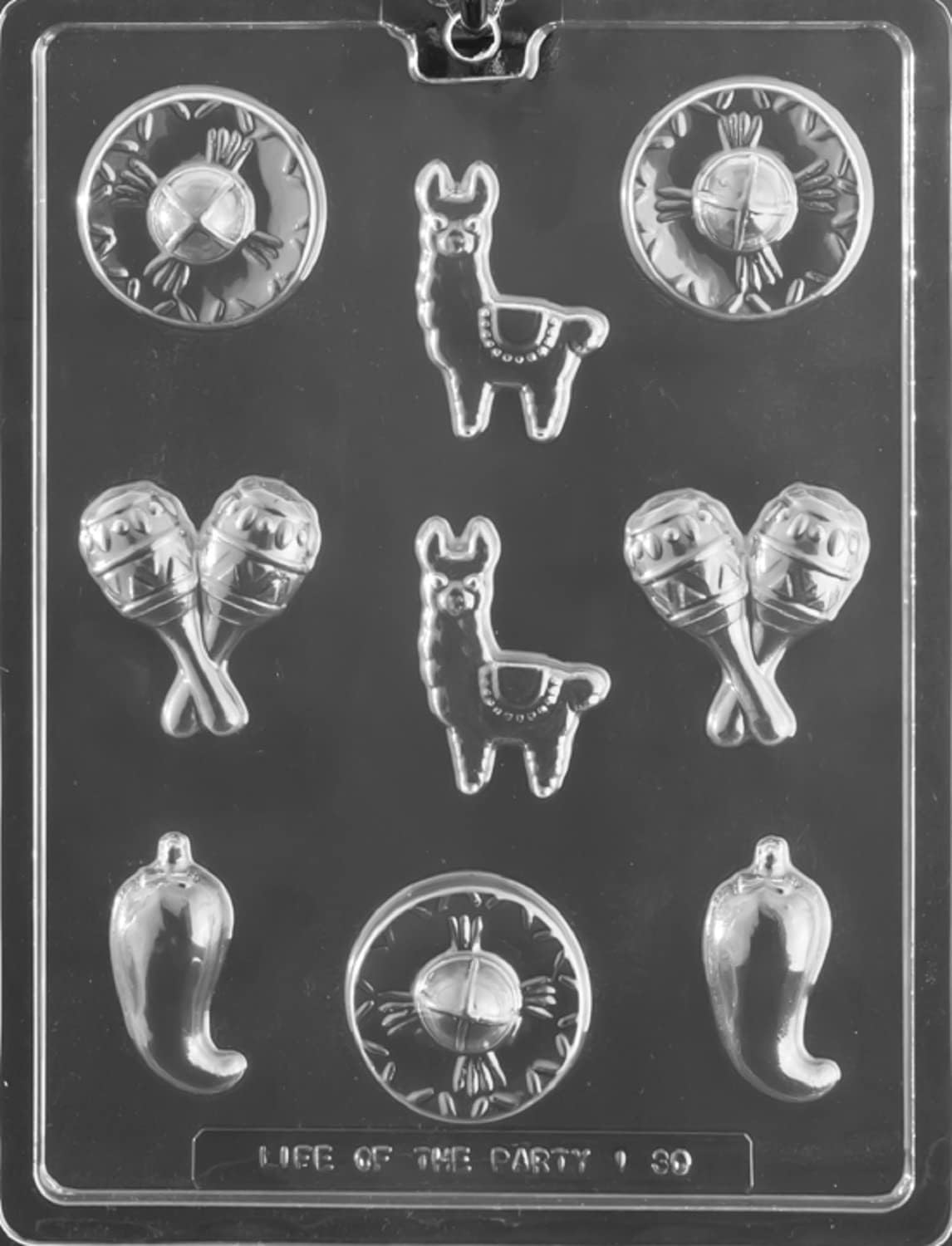 2pcs I030 Mexican Cinco De Mayo Assortment Chocolate Candy Making Mold