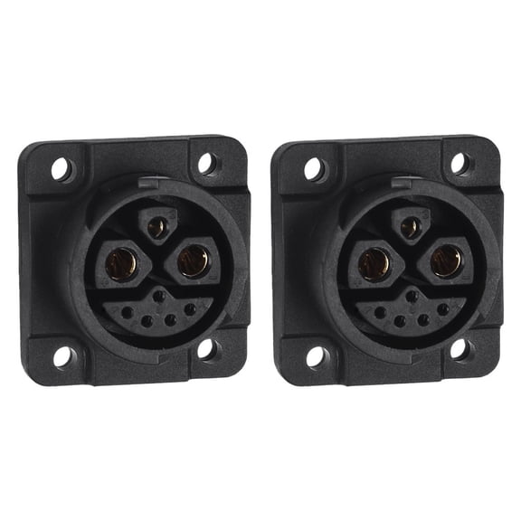 2pcs IP67 Male Female 2+1 plus 5 Battery Connector, Motorcycle Charger Socket