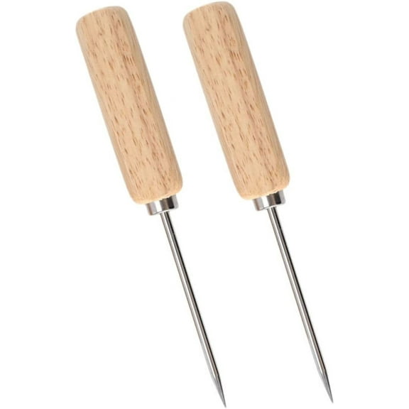 2pcs Ice Pick Camping Refrigerator Hand Tools Vintage Fridge Ice Chips Refrigerator Ice Pick Kitchen Gadget Practical Ice Pick Ice Crusher Bar Ice Pick Ice Cubes Stainless Steel