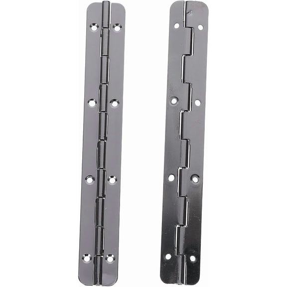 2pcs Inch Stainless Steel Piano Hinge for Wooden Storage Box - Heavy Duty Cabinet Hardware