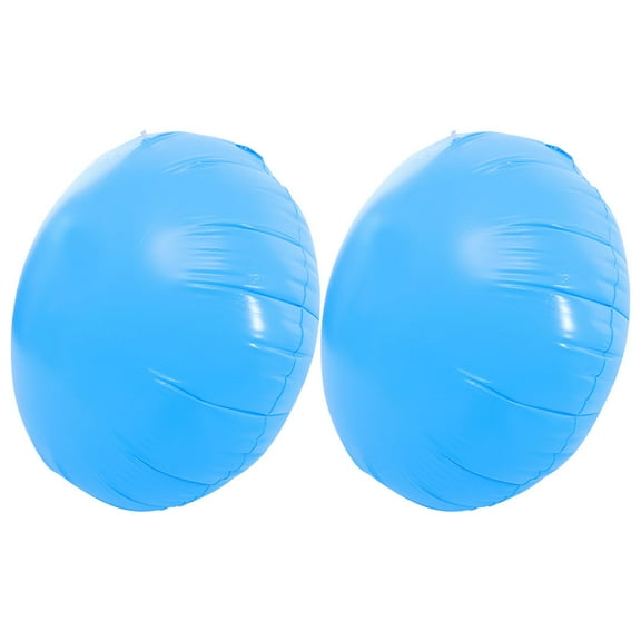 2pcs Inflatable Pool Pillow Outdoor Pool Pillow Floating Inflatable Pillow Thicken Pillow