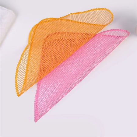 2pcs Innovative Dish Washing Net Cloths Rapid Dry Scourer Mesh Washing Cloths Kitchen Cleaning Tool Cleaning Cloths