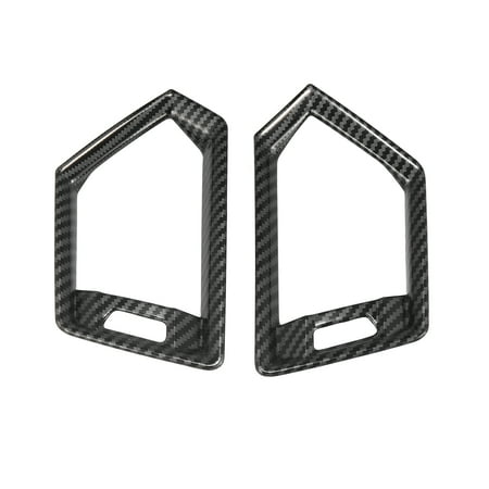2pcs Interior Side Air Vent Cover Frame Trim Decor Carbon Fiber Pattern for BMW G20 3 Series 330i M340i XDrive